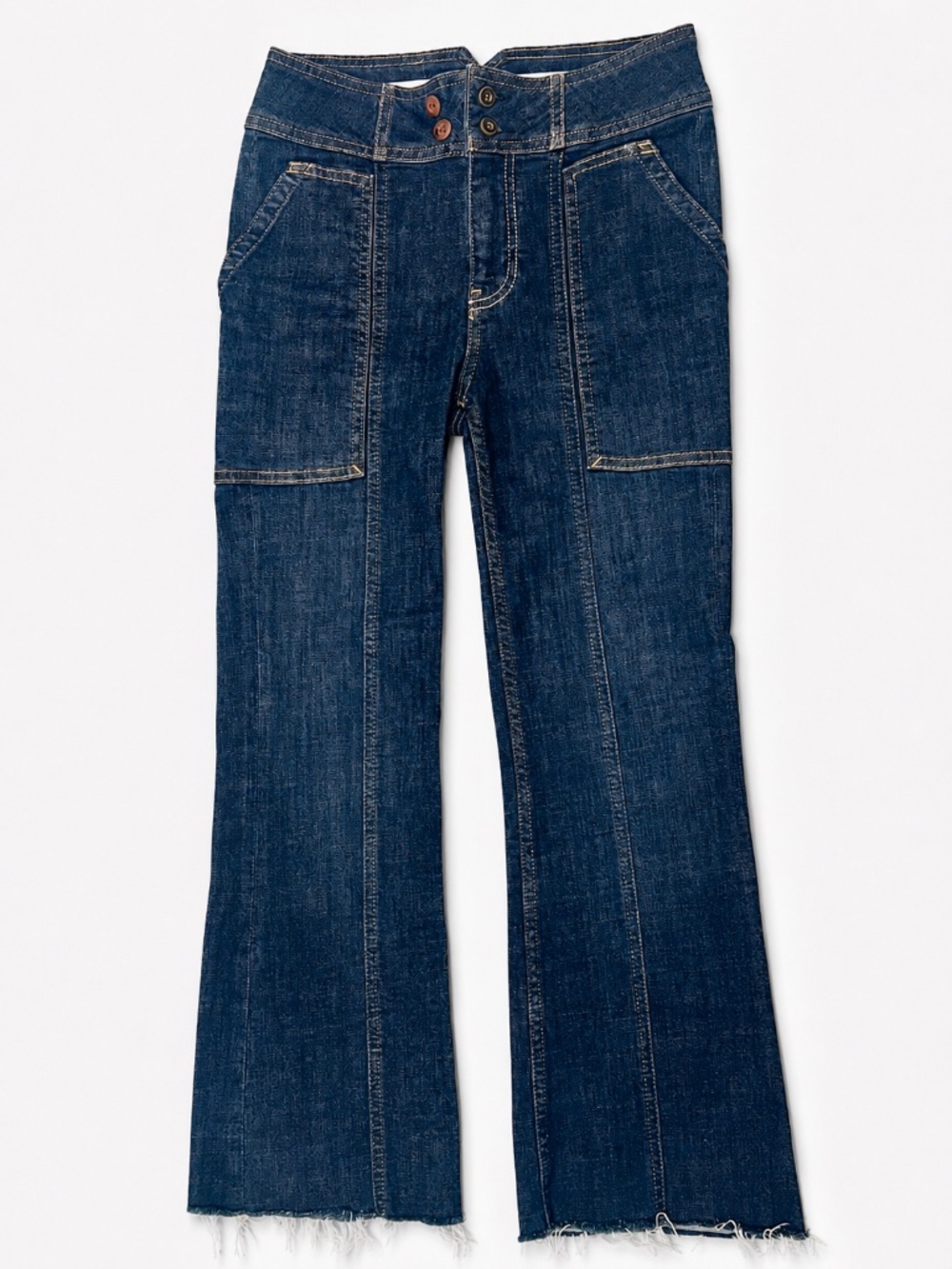Anthropologie Pilcro High Rise Trouser Bootcut Jeans 26
